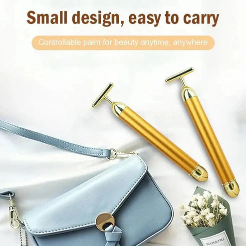 24K Gold Electric Facial Massage Roller 🌟50% OFF🌟🌟