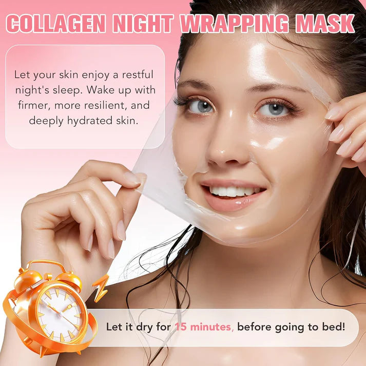 Buy 1 Get 1 Free Collagen Night Wrapping Mask