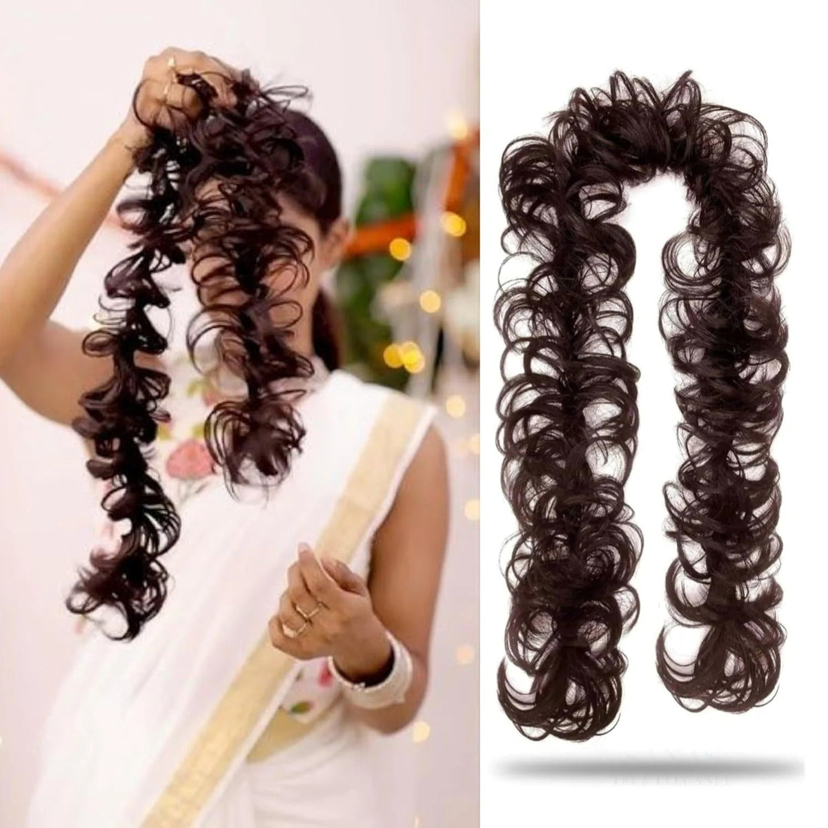 Buy 1 Get 1 Free - Frill Hair Extension - Messy Hair Frill Braid Extension