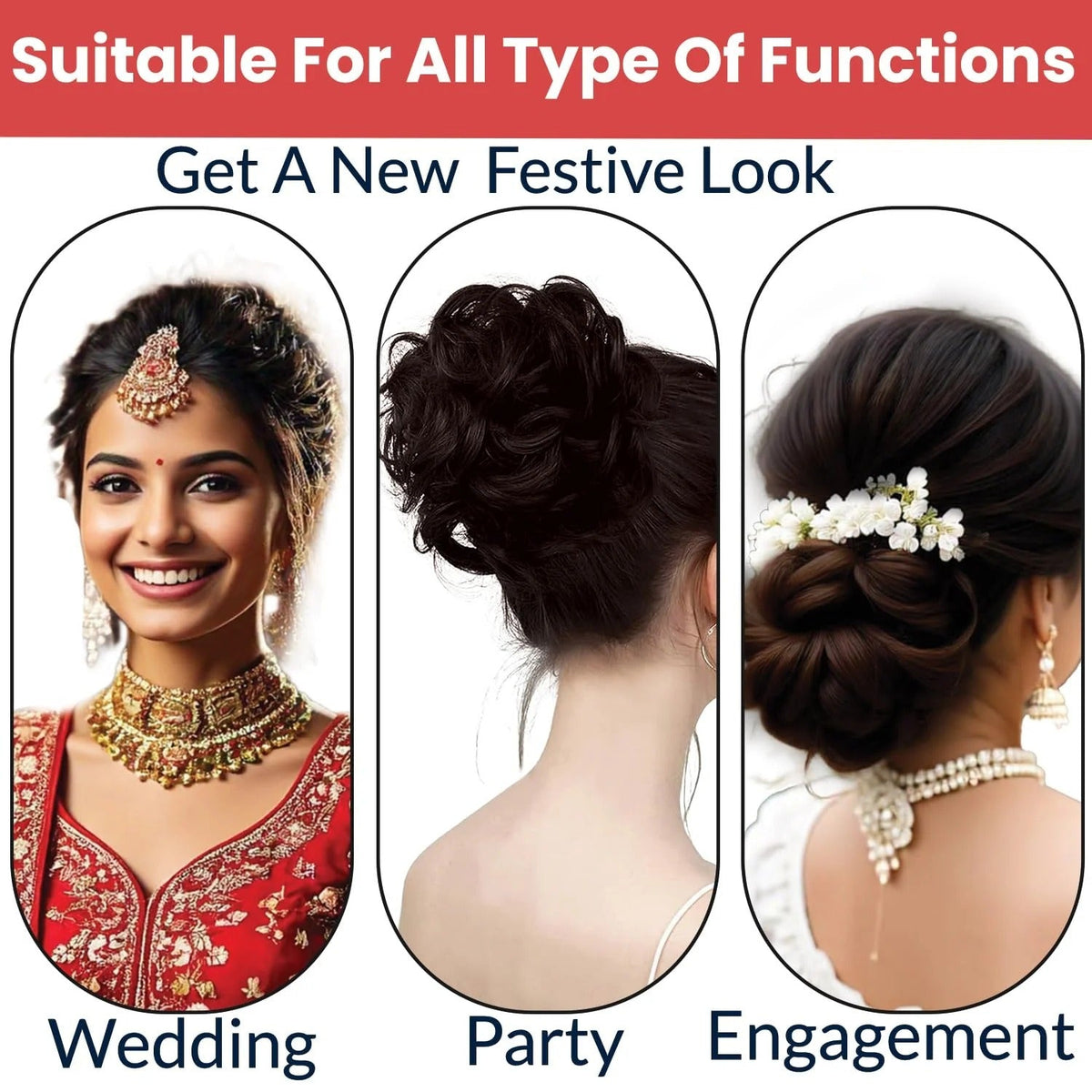 Buy 1 Get 1 Free - Frill Hair Extension - Messy Hair Frill Braid Extension